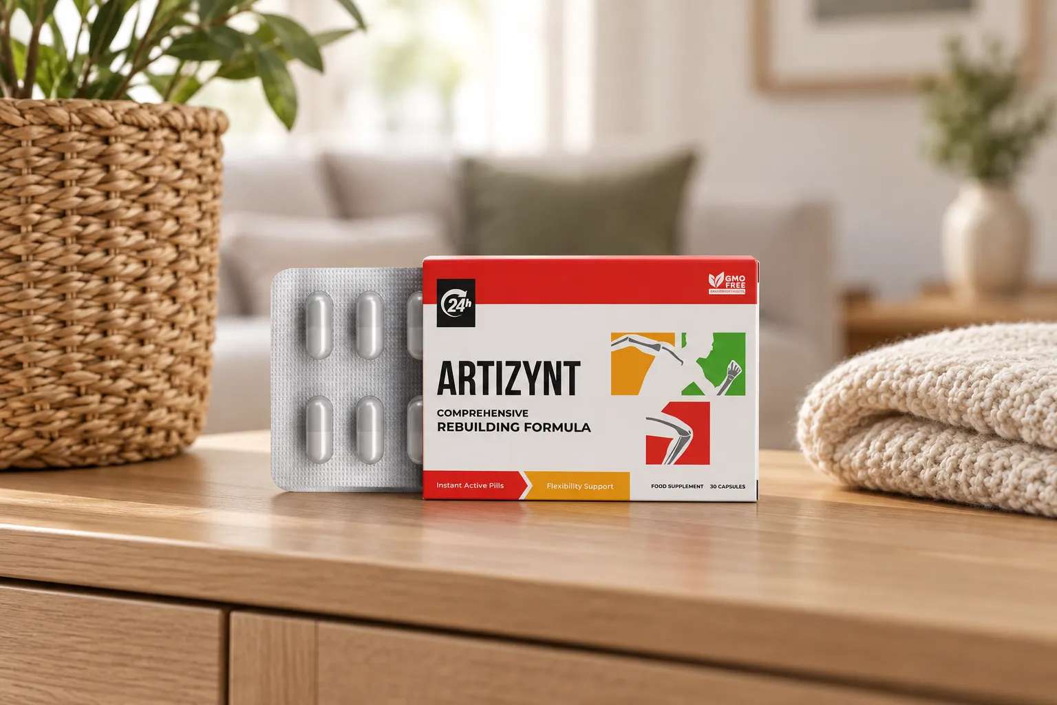 ArtiZynt Capsules — Verpackung im Alltag